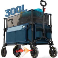 300L Extra Large Collapsible Folding Wagon Carts