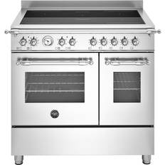 Bertazzoni Induktionskomfurer Bertazzoni HER95I2EXC Heritage Induktionskomfur Med Dobbeltovn 90 cm Rustfri