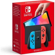 Nintendo Switch Game Consoles Nintendo Switch OLED Modell Neon Rot Blau