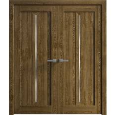 Doors SartoDoors Solid French Double Doors 64 96 inches Interior Door Frosted Glass (x)