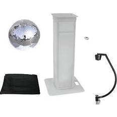 Konfetti- & Streamerkanonen Eurolite Set Spiegelkugel 50cm Mit Stage Stand Variabel + Cover Schwarz