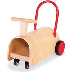 Pinolino Carrello Primi Passi E Cavalcabile Enzo Naturale Rosso