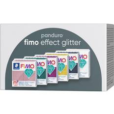 Panduro Hobby Fimo Effect Glitter 6 x 57 gram Glittrande Fimo-lera