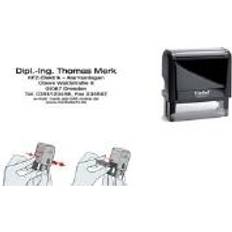Frimerker & stempler Trodat Tekststempelmaskin Printy 4915 4.0 7 Linjer Sort
