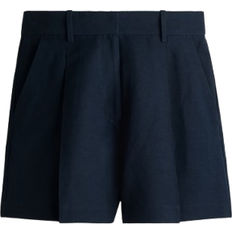 H&M Linen Blend Shorts - Navy Blue