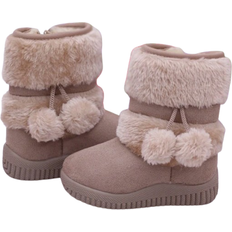 Shein Winter Childrens Snow Boots SlipResistant Warm Faux Fur Booties