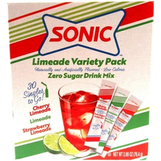 Sonic Limeade Variety Pack Drink Mix Set of 30 2.7oz 30pcs 1pack