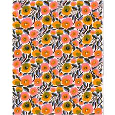 Marimekko Rosarium Voksdug White-Red-Yellow-Blue Dug Rød, Hvid, Gul, Blå (144x88cm)