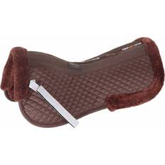 Lined Horse Half Pad - Brown