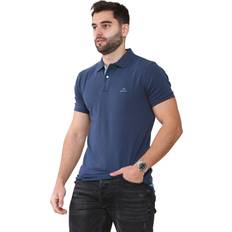 Gant Polo Shirts Gant Mens Short Sleeve Polo Shirts - Blue