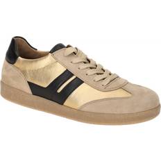 Guld Derby Gabor Women's West Womens Trainers - Gold Metallic/Black