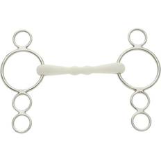 Lorina Horse 3 Ring Gag Bit - Silver