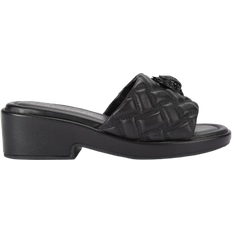 Kurt Geiger Women's Sandals Black Leather Kensington Flatform