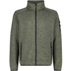 CMP Man Knit Fleece Jacket - Olivgrön