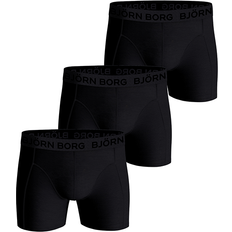Björn Borg Svarta Kläder Björn Borg Cotton Stretch Boxer 3p - Svart