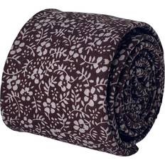 White Ties Frederick Thomas Designer - Brown Floral