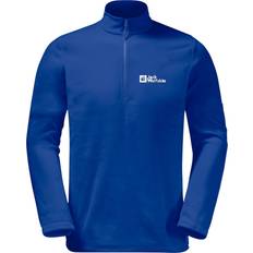 Jack Wolfskin Men Jumpers Jack Wolfskin Taunus Half Zip Fleece - Blue