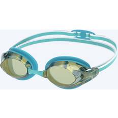 Speedo Elite Svømmebriller Til Damer Vanquisher 3.0 Mirrored Turkis Guld