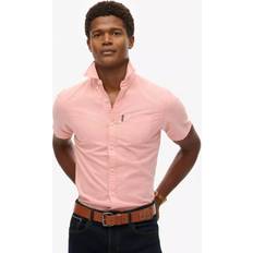 Superdry Shirts Superdry Oxford Short Sleeve Shirt - Rose