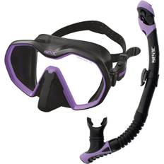 Justerbare stropper Snorkelsæt Seac Sub Icona&reverse Dry Schnorchelset