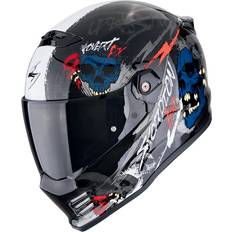 Scorpion Covert FX Skullz Hjelm - Sort/Grå