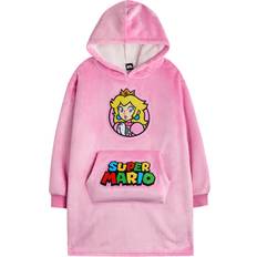 Nintendo Girls Princess Peach Super Mario Blanket Hoodie - Pink