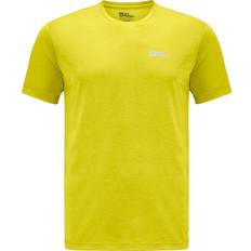 Jack Wolfskin Herr T-shirts Jack Wolfskin Men's Vonnan Shortsleeve Tee Chartreuse