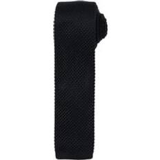 Krawatten Premier Schmale Gestrickte Krawatte - Schwarz