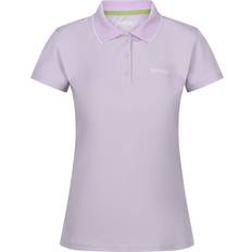 Purple - Women Polo Shirts Regatta Maverick V Polo Shirt - Lilac Frost