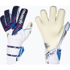 Fotboll reusch Målvaktshandske Attrakt RE:GRIP Evolution Vit Blå Rosa