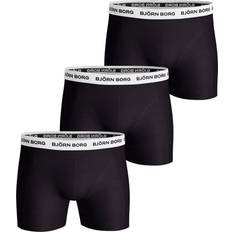 Björn Borg Cotton Stretch Boxer 3 Pack - Black