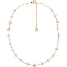 Skagen Halskæder Skagen Anja Rose Quartz Necklace - Yellow
