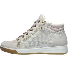 Ara Sneakers Ara Læder Komfort Snøresko Dame - Beige