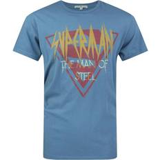 JUNK FOOD Mens The Man Of Steel Superman T-Shirt - Blue