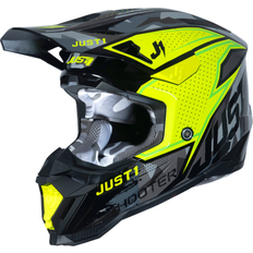 Just One J40 Graphic Motocross Helmet - Fluo Yellow/Black