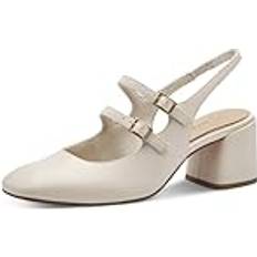 Marco Tozzi Højhælede sko Marco Tozzi Slingpumps - Creme