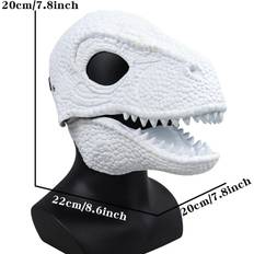 Dinosaur Mask Moving Jaw Movable Halloween Decor