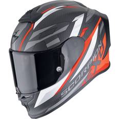 Scorpion EXO R1 Evo Carbon Air Runner Helmet - Black/White/Red