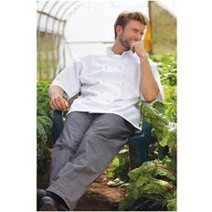 White Work Jackets NATHAN Antigua Chef Coat - White