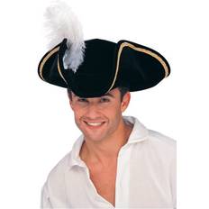 Rubies Headgear Rubies Mens Buccaneer Tricorn Hat One Size