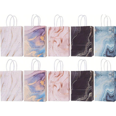 New Year Wrapping Paper & Gift Wrapping Supplies Shein Kraft Paper Gift Bags 4/10pcs