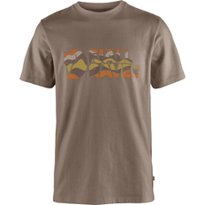 Fjällräven Bruna T-shirts Fjällräven Multicolor Logo T-Shirt - Brun