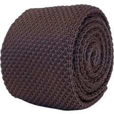 Brown Ties Mens Knitted Tie - Taupe Brown
