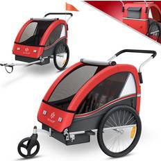 Kesser Kinderanhänger Fahrradanhänger Sport-RX 2 in 1 40kg