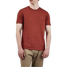 Ben Sherman Clothing Ben Sherman Mens T Shirt Plain Casual Summer Tee - Maroon