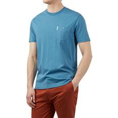 Ben Sherman Clothing Ben Sherman Mens T Shirt Plain Casual Summer Tee - Blue