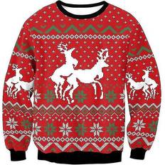 Kikidex Funny Ugly Christmas Sweaters - 3D Novelty