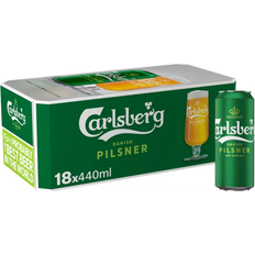 Carlsberg Beer & Spirits Carlsberg Danish Pilsner Lager Beer 18 x 440ml Can 3.4% 44cl