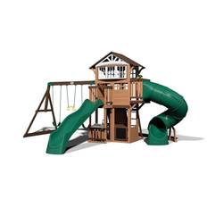 Backyard Discovery Bristol Point Cedar Swing Set/Playset (Assembled) Assembly Included