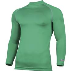 Rhino Mens Thermal Underwear Long Sleeve Base Layer Vest Top - Green